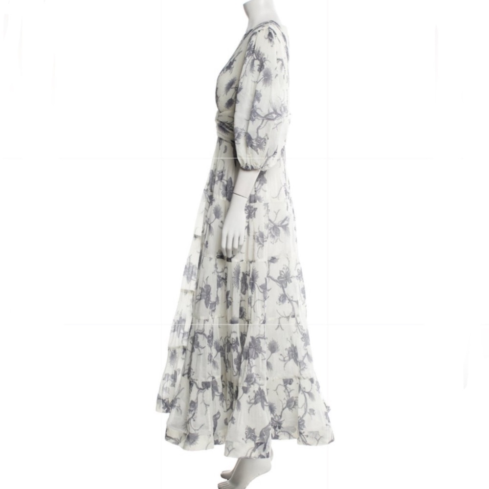 NWT Zimmermann Pleated Midi Dress - Picture 6 of 9